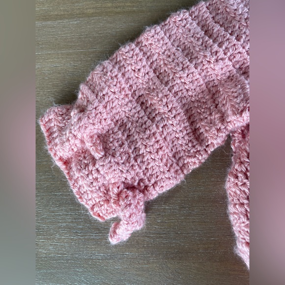 Handmade Knitted Soft Sweater in Light Pink 1-2YR - Picture 3 of 6